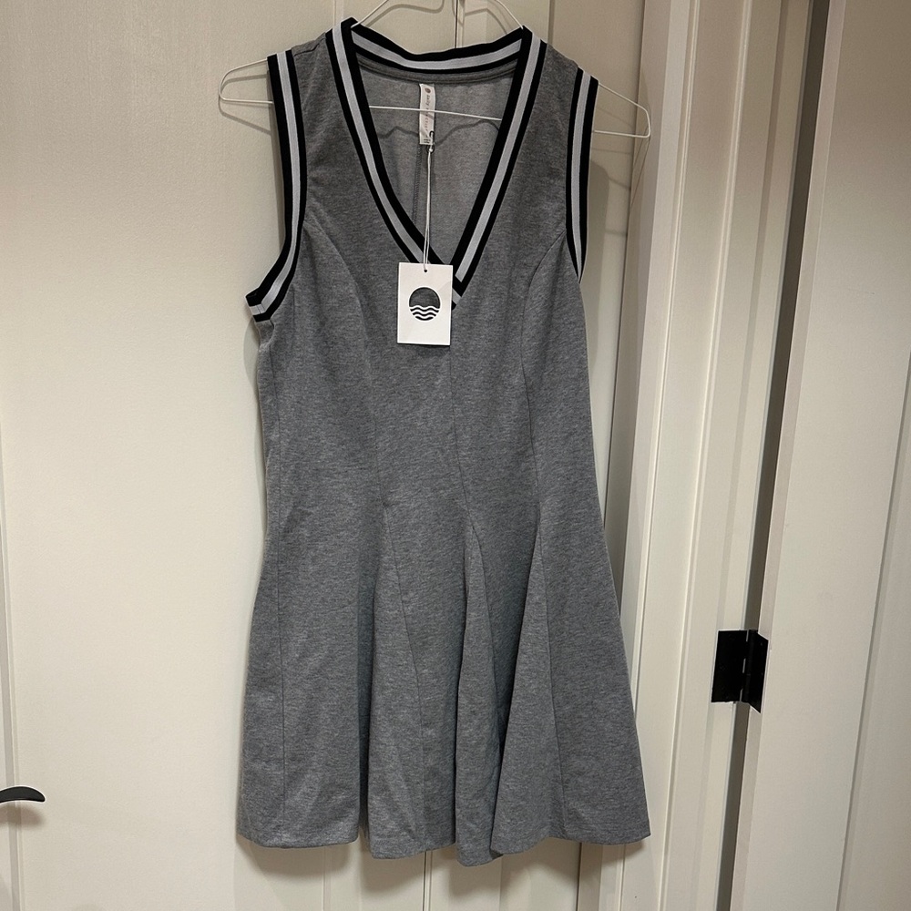 Gray Sleeveless Dress